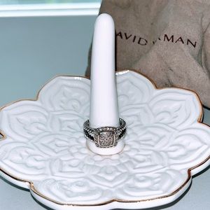 David Yurman Petite Albion Pave Diamond size 6